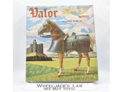 Valor The Armored Horse By Marx NICE BOX Action Figure Noble Knights Series