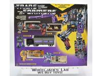 Menasor Giftset UNUSED STICKERS MIB 100% Complete Vintage 1986 G1 Transformers