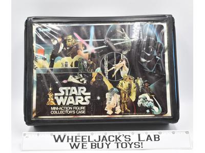 Vinyl Action Figure Carry Case Star Wars W Stickers ESB 1982 Vintage Kenner