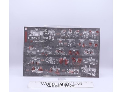 Twin Cast & Autobot Blaster Titans Return Instruction Manual Hasbro Transformers
