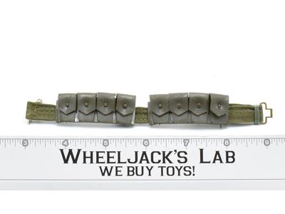 GI Joe 1964 12" Green Ammo/Cartridge Belt Accessory Vintage