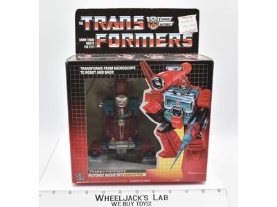Perceptor NEAR MINT FIGURE MIB NICE BOX 1985 Vintage Hasbro G1 Transformers