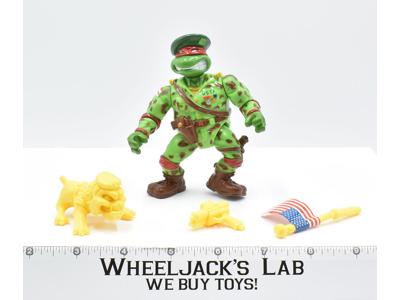 Green Beret Raph Raphael 1991 TMNT Teenage Mutant Ninja Turtle Playmates