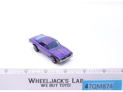 Custom Barracuda Purple w/Purple Interior 1967 1968Redline Hot Wheels Mattel Vtg