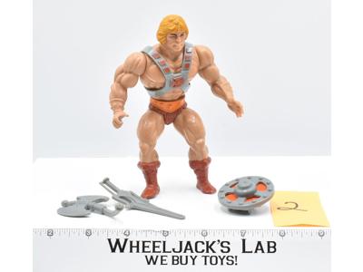 He-Man SOFT HEAD #2 100% Complete 1982 MOTU Masters of the Universe Vintage