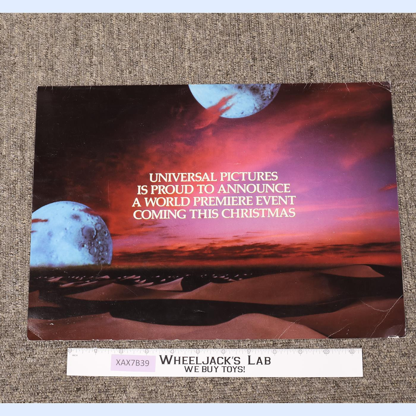 Dune 1984 Movie Poster 15 x 22 Vintage