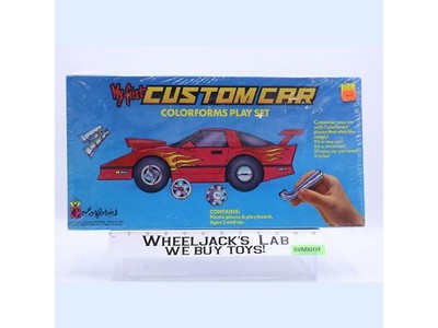 My First Custom Car Colorforms Playset 1989 Vintage NEW SEALED