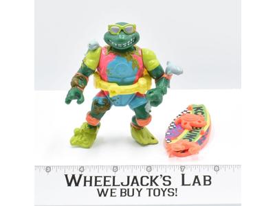Mike the Sewer Surfer 1990 Complete TMNT Teenage Mutant Ninja Turtle Playmates