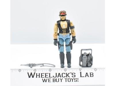 Torch v1 GI Joe 100% Complete 1985 Hasbro Action Figure Vintage