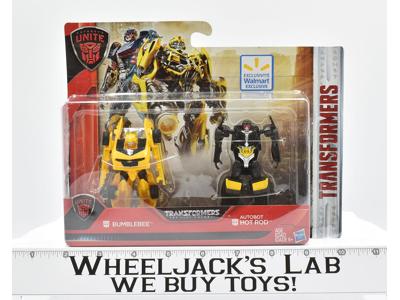 Bumblebee Hot Rod Twin Pack Walmart MISB The Last Knight TLK Transformers