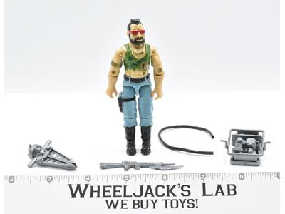 Ripper Dreadnok v1 100% Complete GI Joe 1985 Hasbro Action Figure Vintage