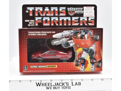 Sideswipe NICE BOX MIB NICE FIGURE 1985 Vintage Hasbro G1 Transformers