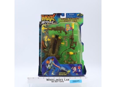 Cave Raider Mission Pack Max Steel 2000 Mattel Action Figure NEW SEALED