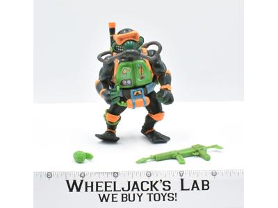 Navy Seal Mike 100% Complete 1992 Teenage Mutant Ninja Turtle Playmates Vintage