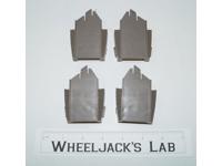 Omega Supreme Track Pieces E + F + G + H 1985 G1 Transformers Vintage Hasbro
