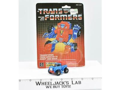 Gears WITH CARDBACK Vintage Hasbro 1984 G1 Transformers Action Figure