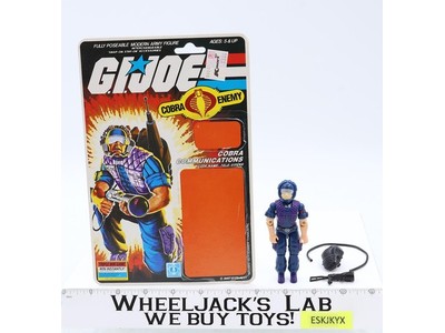 Tele-Vipers V1 100% Complete 34 Cardback G.I. Joe 1985 Hasbro Vintage Figure