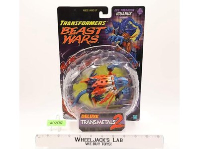Iguanus 100% Complete Deluxe Transformers Transmetals 2 Beast Wars 1999 Hasbro