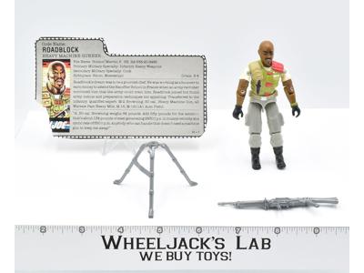 Roadblock V2 100% Complete GI Joe 1986 Hasbro Vintage Action Figure
