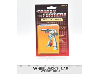 Megatron Sealed Pack Card #97 Transformers Trading Action Cards 1985 G1