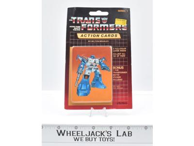 Topspin Sealed Pack Card #20 of Transformers Trading Action Cards 1985 G1