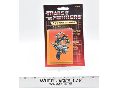 Bombshell Sealed Pack Card #114 Transformers Trading Action Cards 1985 G1