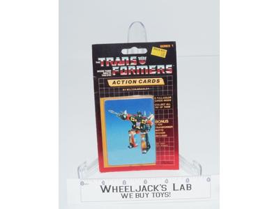 Rumble Sealed Pack Card #106 Transformers Trading Action Cards 1985 G1