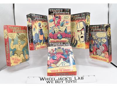 Volume 2-3, 5-7 and 9 Lot of 6 Vol VHS G1 Transformers f.h.e. 1984