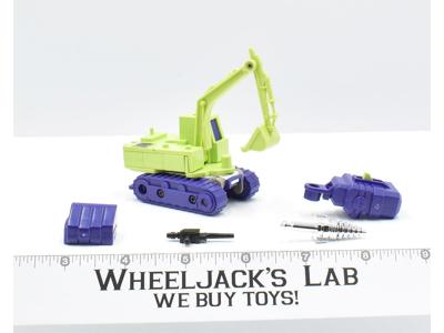 Scavenger * 100% Complete 1985 Vintage G1 Transformers Excavator Action Figure