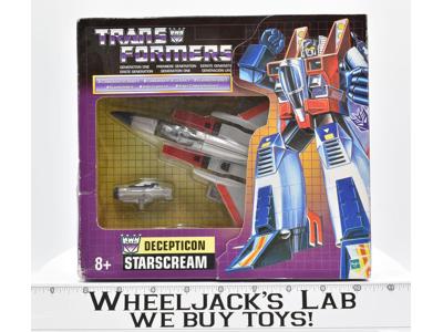 Starscream Decepticon NEW Reissue G1 Transformers International Hasbro