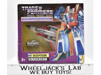 Starscream Decepticon NEW Reissue G1 Transformers International Hasbro