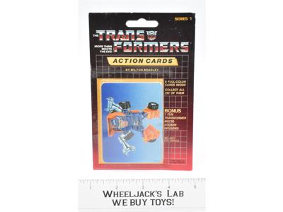 Huffer Sealed Pack Card #22 Transformers Trading Action Cards 1985 G1