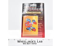 Gears Sealed Pack Card #25 of Transformers Trading Action Cards 1985 G1