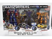 Streetside Bot Brawl Optimus Prime Bumblebee Transformers Dark of the Moon