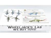 Attack Helicopters Aircraft Lot Diecast Military Mega Force Kenner 1989