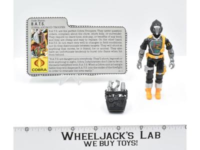 Cobra B.A.T.S. BATS V1 100% Complete GI Joe 1986 Hasbro Action Figure Vintage