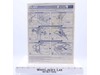 Retaliator 1990 ORIGINAL Instructions Blueprints G.I. Joe Hasbro Action Figure