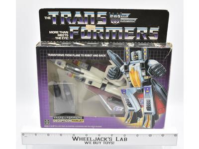Ramjet MIB 100% Complete 1985 Vintage Hasbro Action Figure G1 Transformers