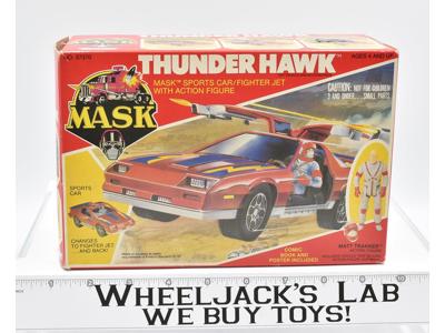 Thunderhawk Action Figure Vehicle Box MASK 1985 Kenner Vintage