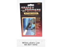 Megatron Sealed Pack Card #140 Transformers Trading Action Cards 1985 G1