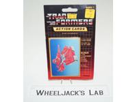 Warpath Sealed Pack Card #31 of Transformers Trading Action Cards 1985 G1