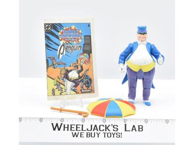 Penguin W/Comic DC SUPER POWERS 1984 Kenner Action Figure Vintage