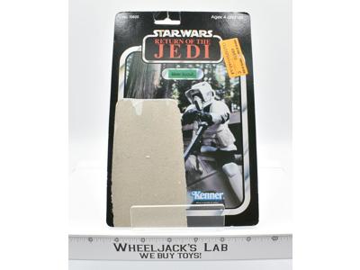 Biker Scout ROTJ FULL CARDBACK 65 Back 1983 Star Wars Vintage Kenner