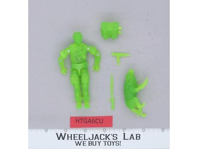 Black Major Snake Eyes (Glow In the Dark) Complete G.I. Joe 1983 Hasbro Vintage