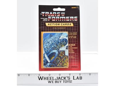 Planet Cybertron Sealed Pack Card #42 Transformers Trading Action Cards 1985 G1