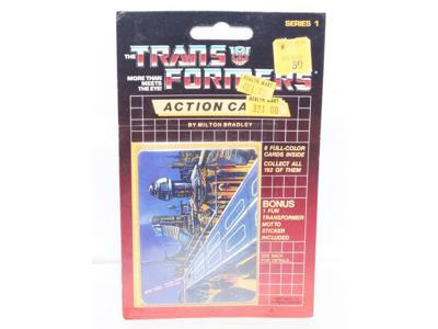 Planet Cybertron Sealed Pack Card #46 Transformers Trading Action Cards 1985 G1