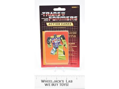 Scrapper Sealed Pack Card #121 Transformers Trading Action Cards 1985 G1