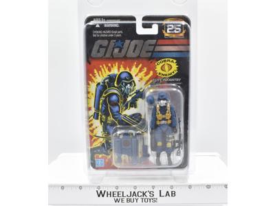Cobra Air Trooper NEW W Star Case GI Joe 25th Anniversary 2007 Hasbro
