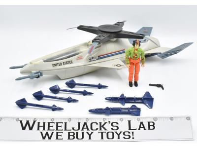 Skystorm X-Wing Chopper Jet 100% Complete 1988 Gi Joe Vintage Action Figure