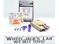 Blitzwing UNUSED STICKER SHEET MINT 100% Complete 1985 Vintage G1 Transformers